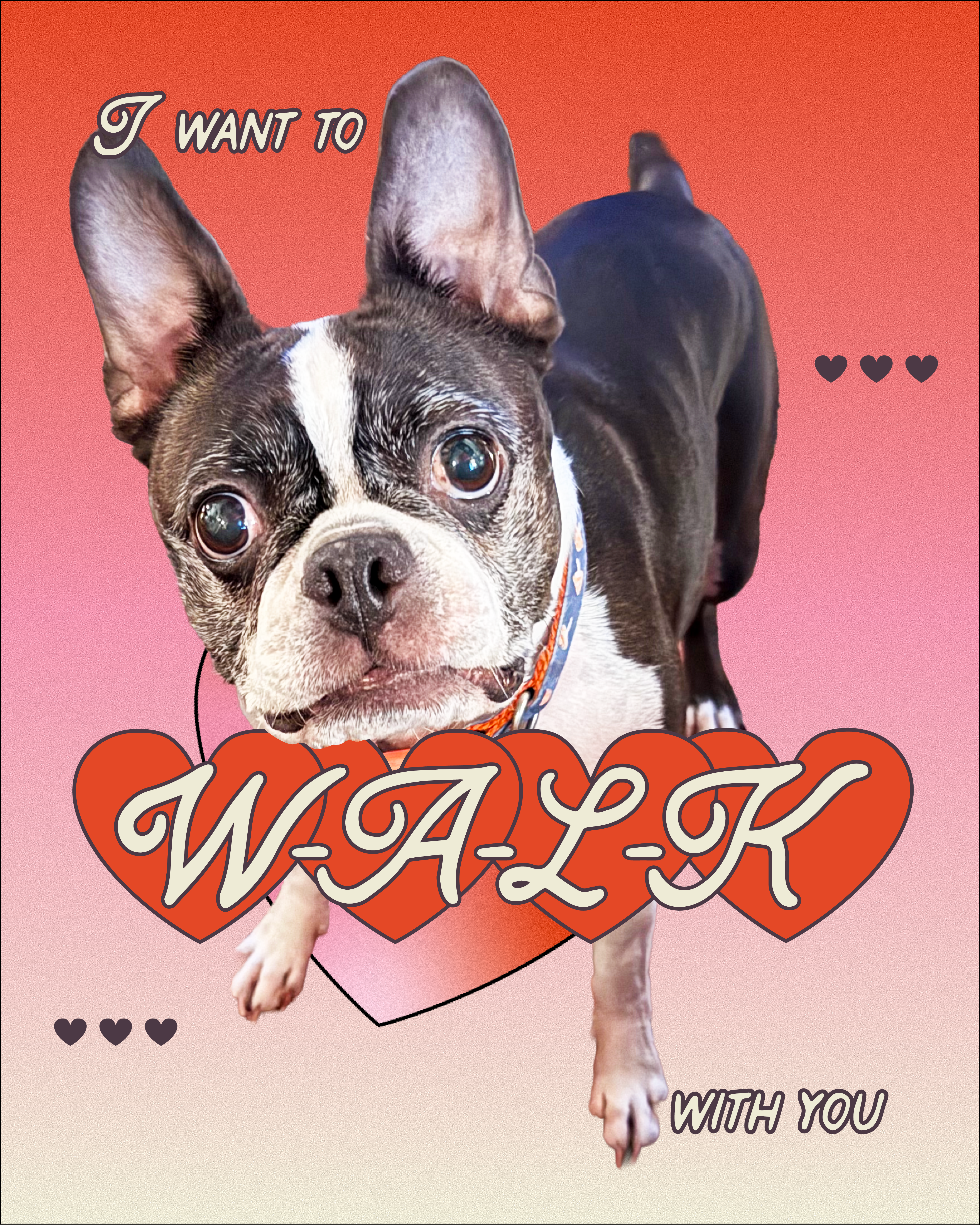 Floof Club ATX — Valentine's Day Card W-A-L-K